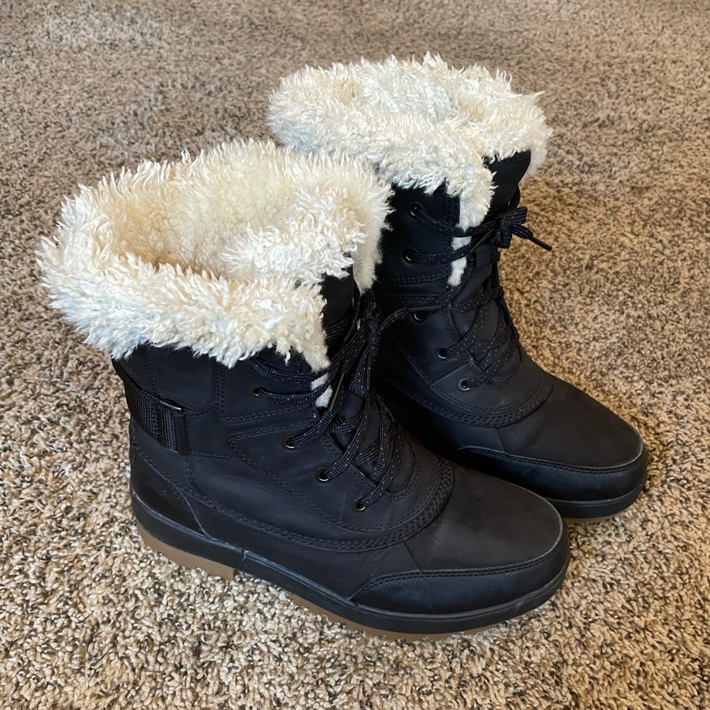 Black Sorel park tivoli IV boots